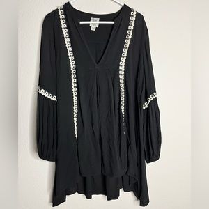 SOLD🚨🚨🚨🚨 Ivy Jane black boho medium top/dress